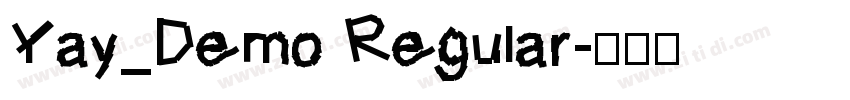 Yay_Demo Regular字体转换